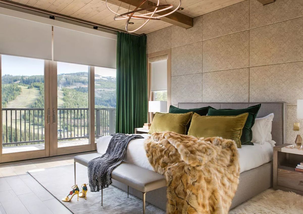 Architectural samples including paint swatches and stone textures